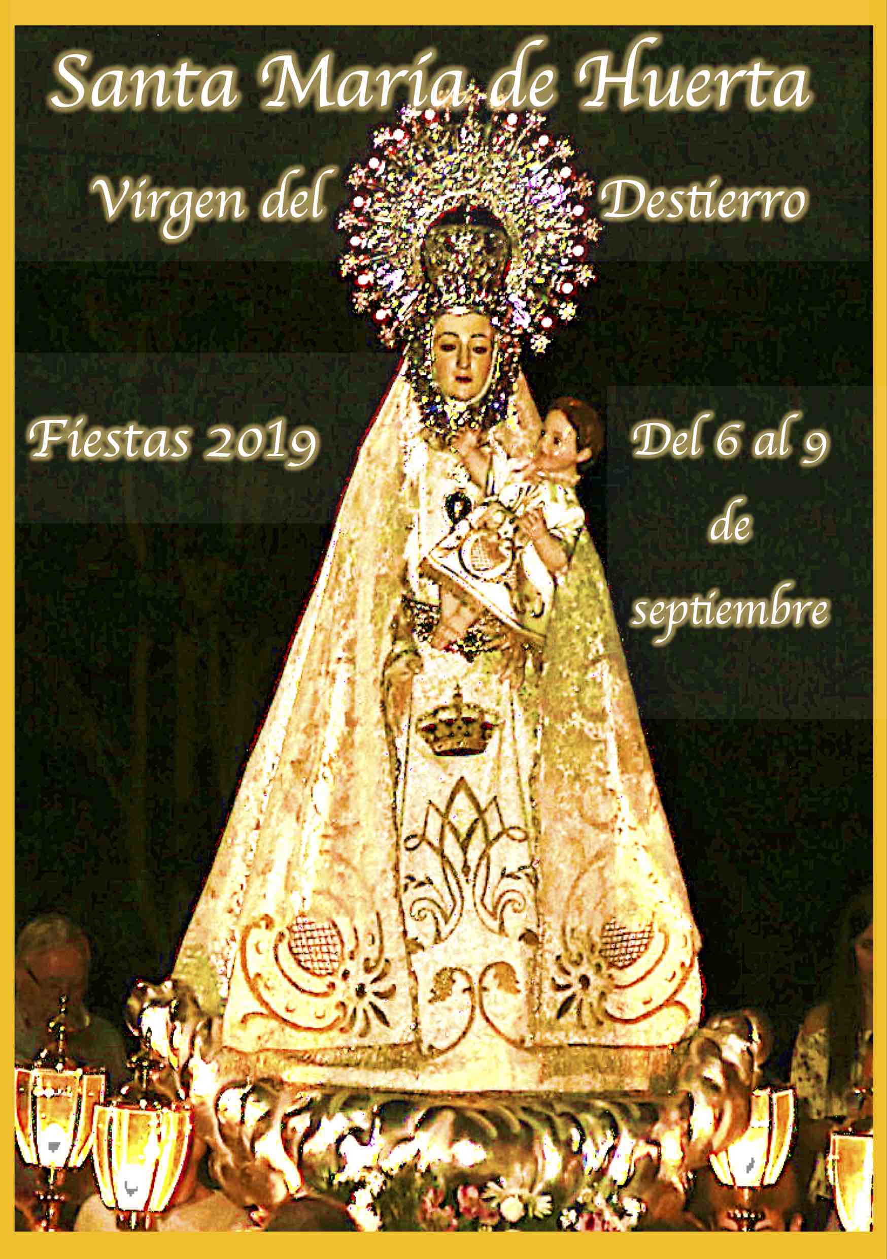 Programa Fiestas Virgen del Destierro - Santa María de Huerta