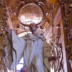  Imagen de San Bernardo. Monasterio Cisterciense - Retablo del altar mayor.