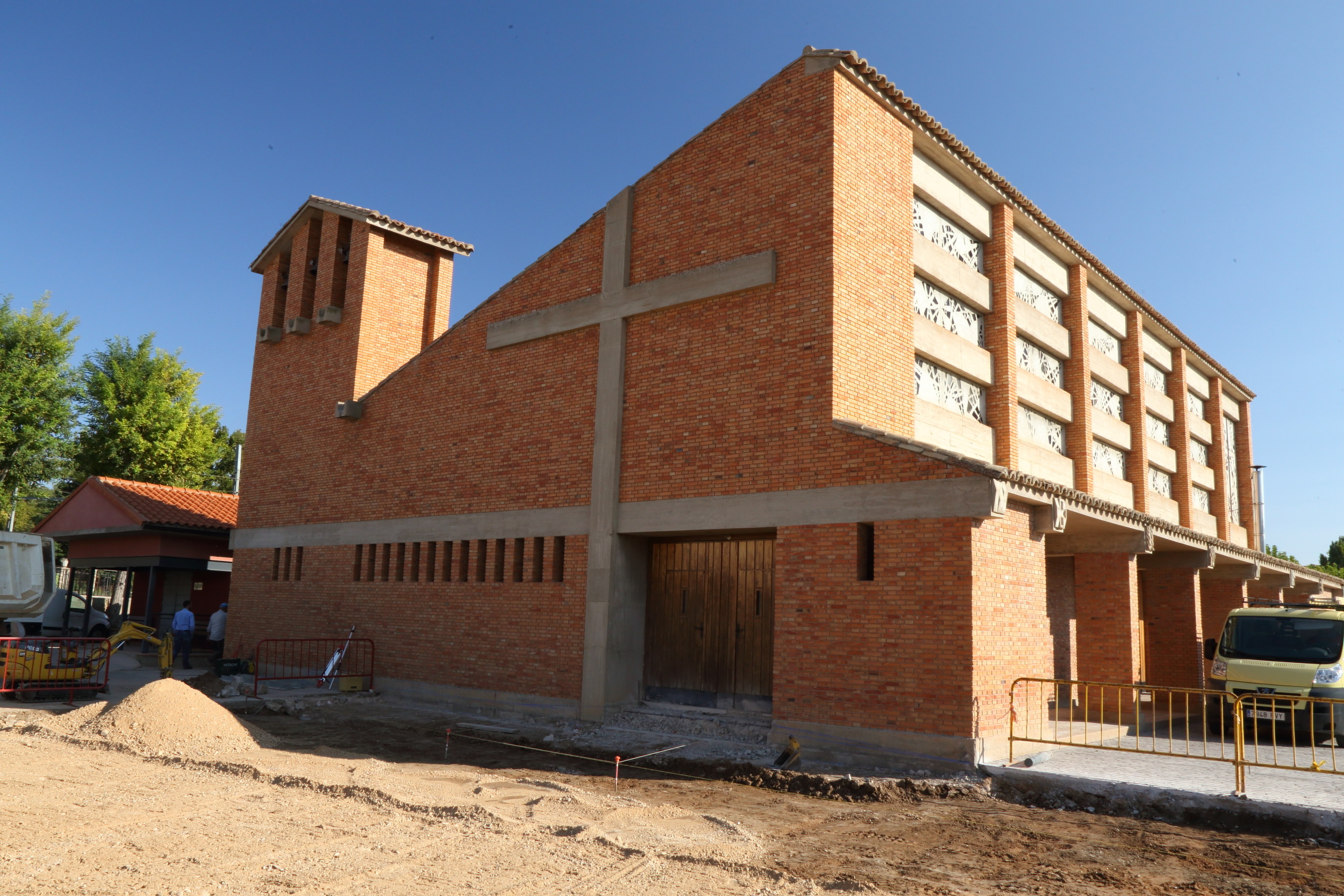 Plaza de la Iglesia en obras