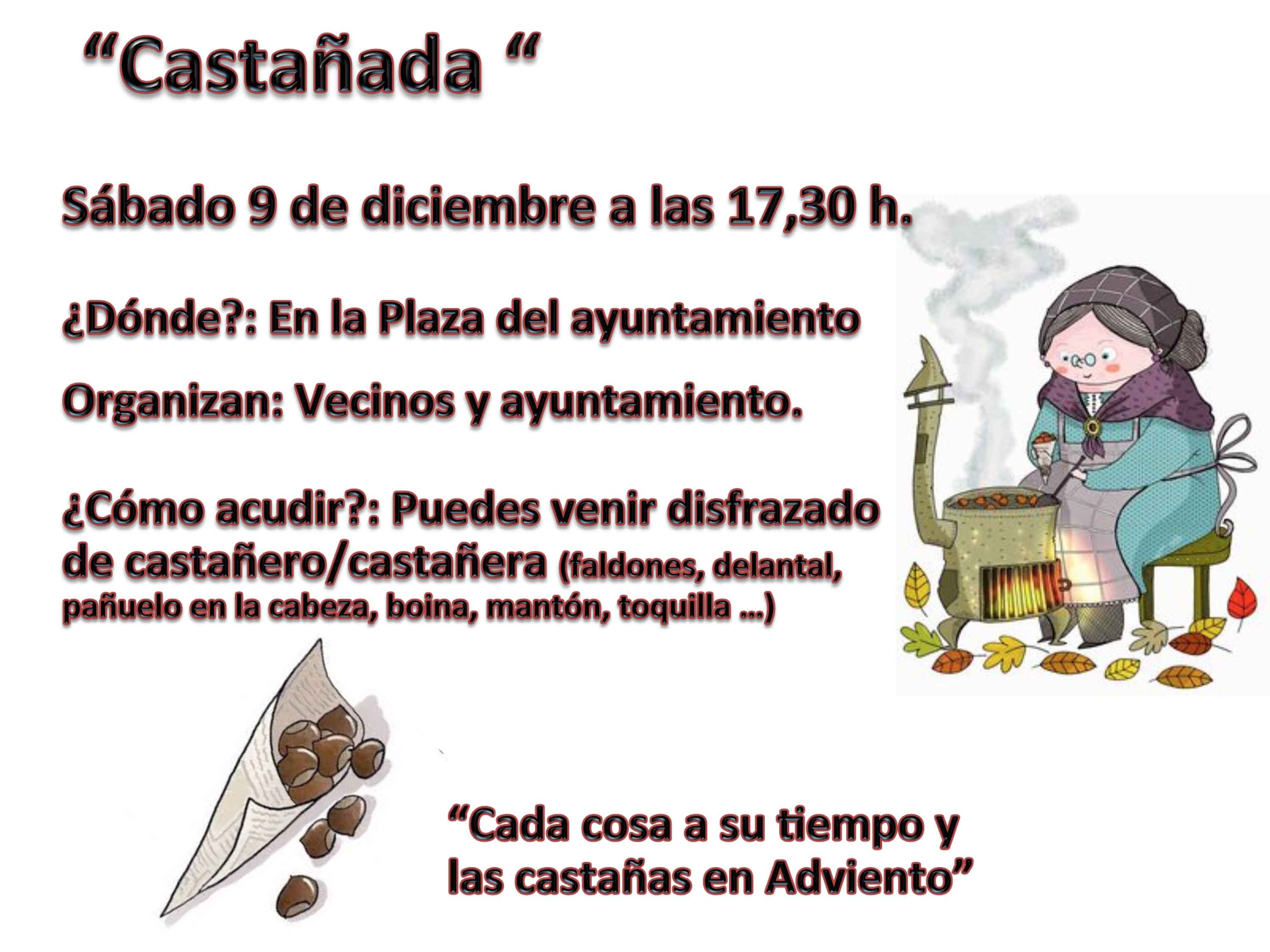 Cartel "Castañada" 9 de diciembre 2017