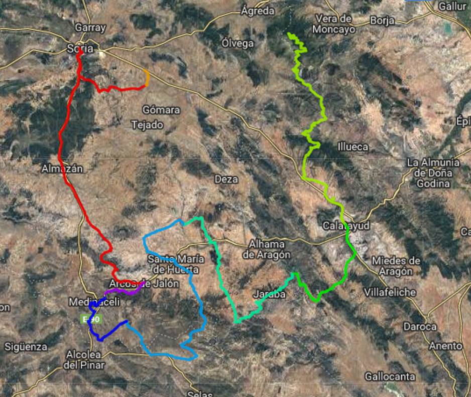 Mapa - Vi Desafío Alto Jalón 2018