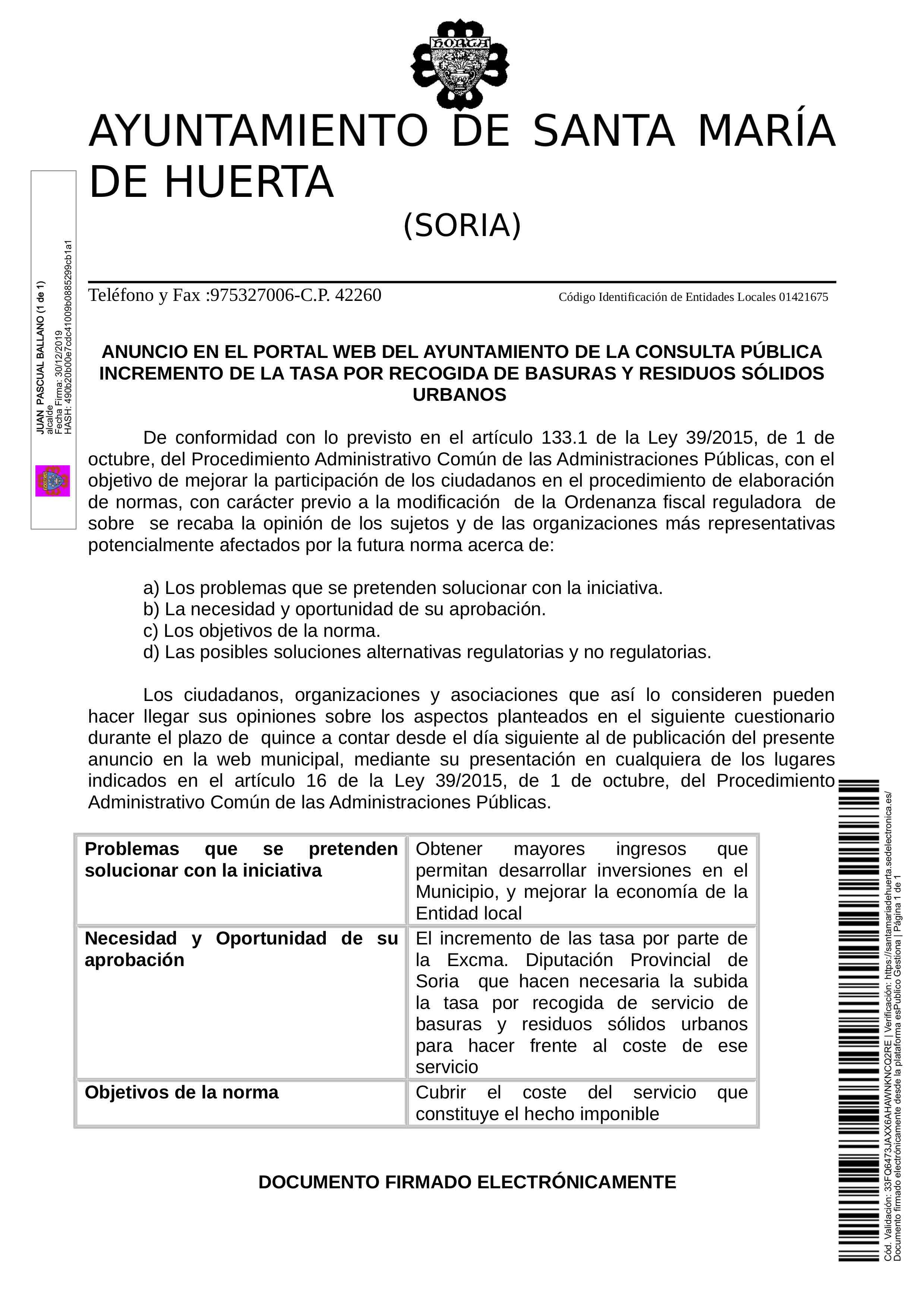 Consulta Incremento Tasa Servicio Basuras1