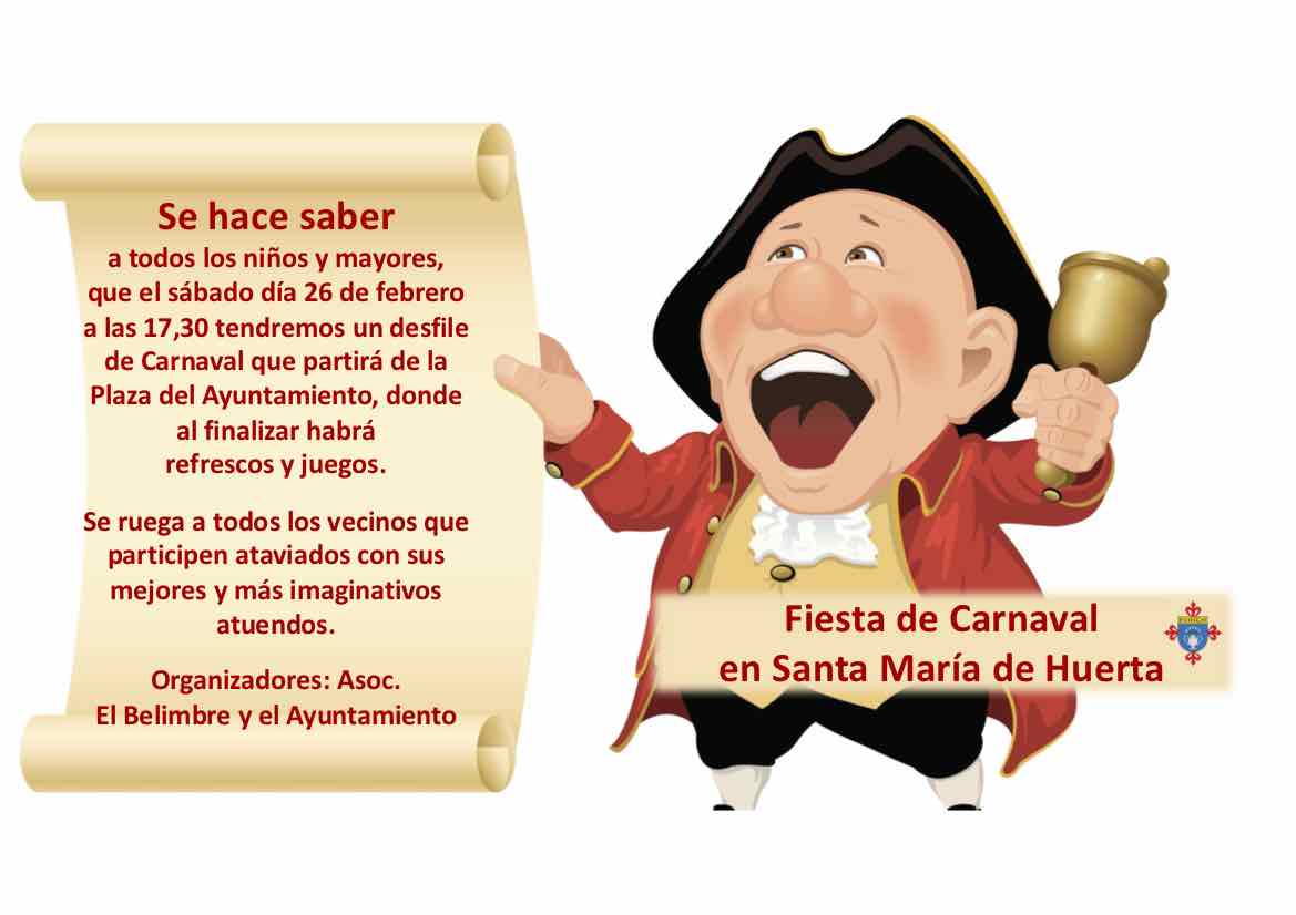 Sábado de carnaval en Santa María de Huerta