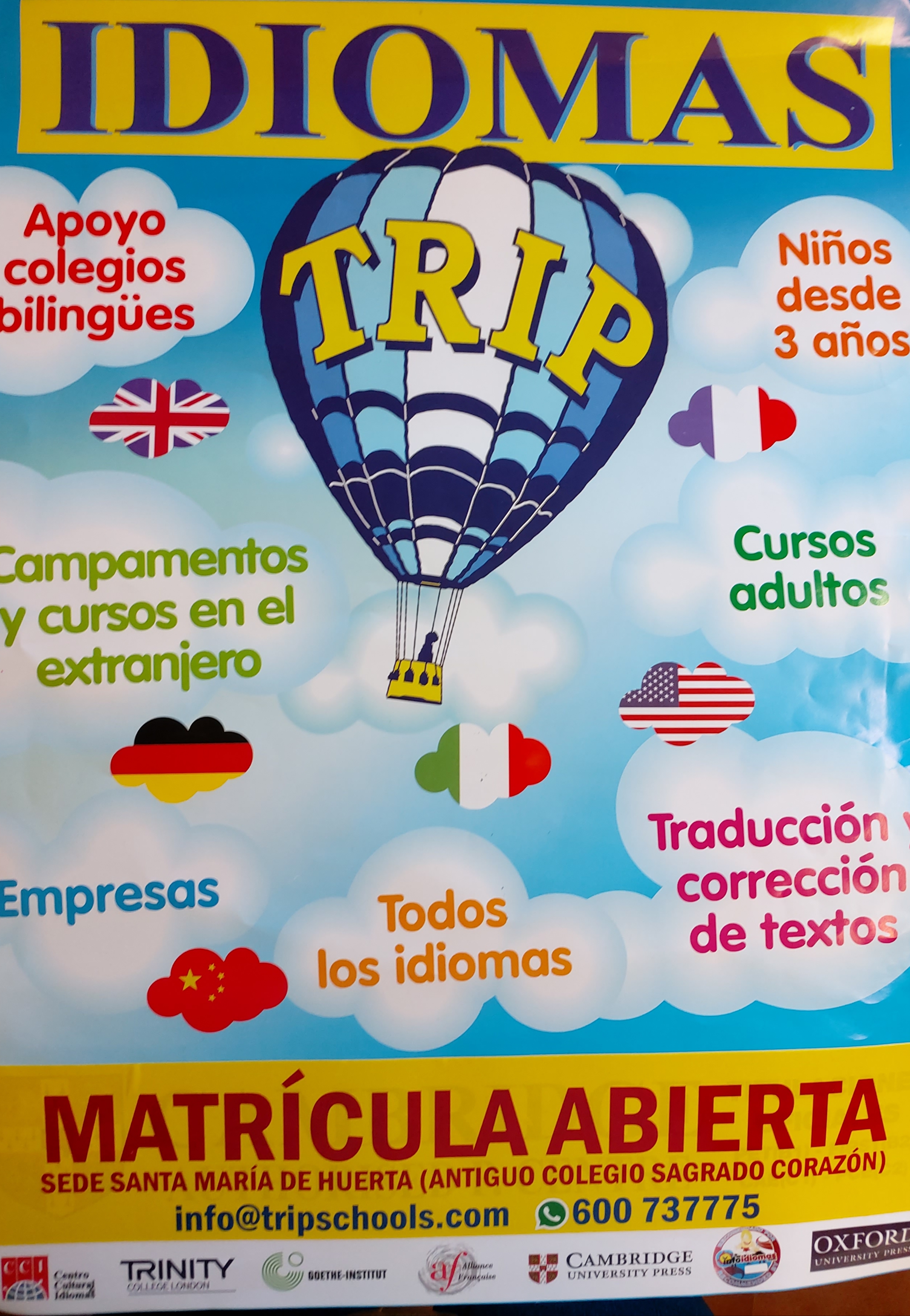 Academia Trip Schools sede Santa María de Huerta