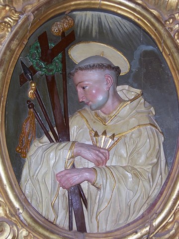 San Bernardo - Imagen en el Monasterio
