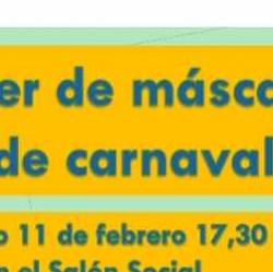 Taller de Máscaras de Carnaval 2023 en Santa María de Huerta